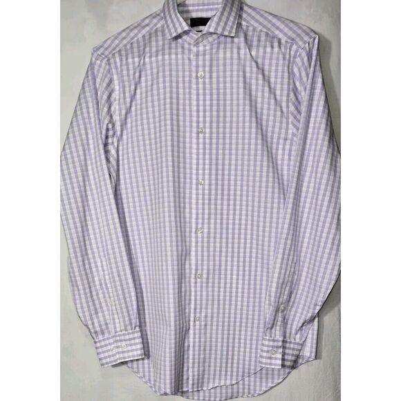 Calvin Klein Men's 15  32-33  Dress‎ Shirt Long Sleeve Slim Fit Non Iron - Picture 1 of 7